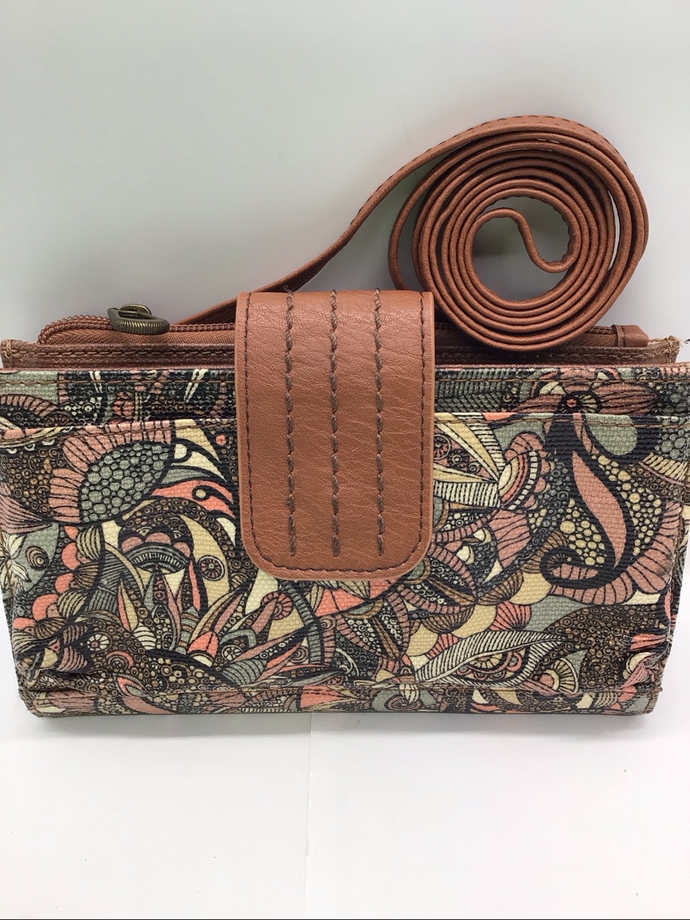 🌼3/$13🌼BUNDLE DEAL! Sakroots Brown Floral Print Crossbody Bag